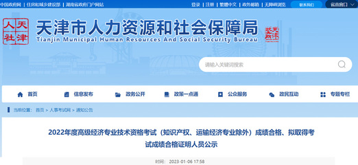 天津高级经济师合格标准
